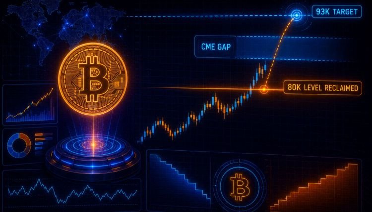 Bitcoin Reclaims $80K, And $93K Comes Into Focus — Discover The CME Gap Setup